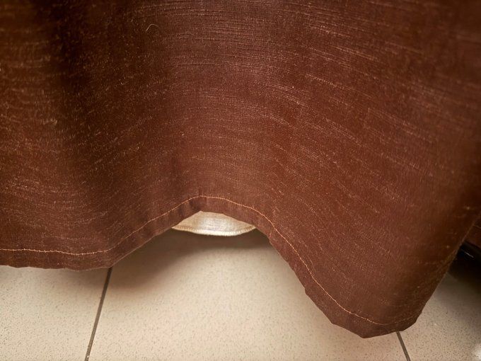 Ourlet double rideau piqué 