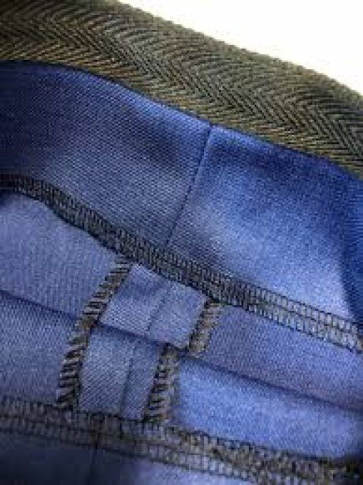 Ourlet talonette sur Pantalon